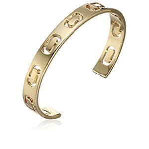 Marc Jacobs Gold Cut-Out Bracelet
